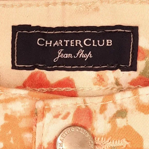 📤Slimming skinny ankle floral jeans, Bristol - Picture 4 of 11